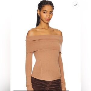 We the free Off-Shoulder iris top